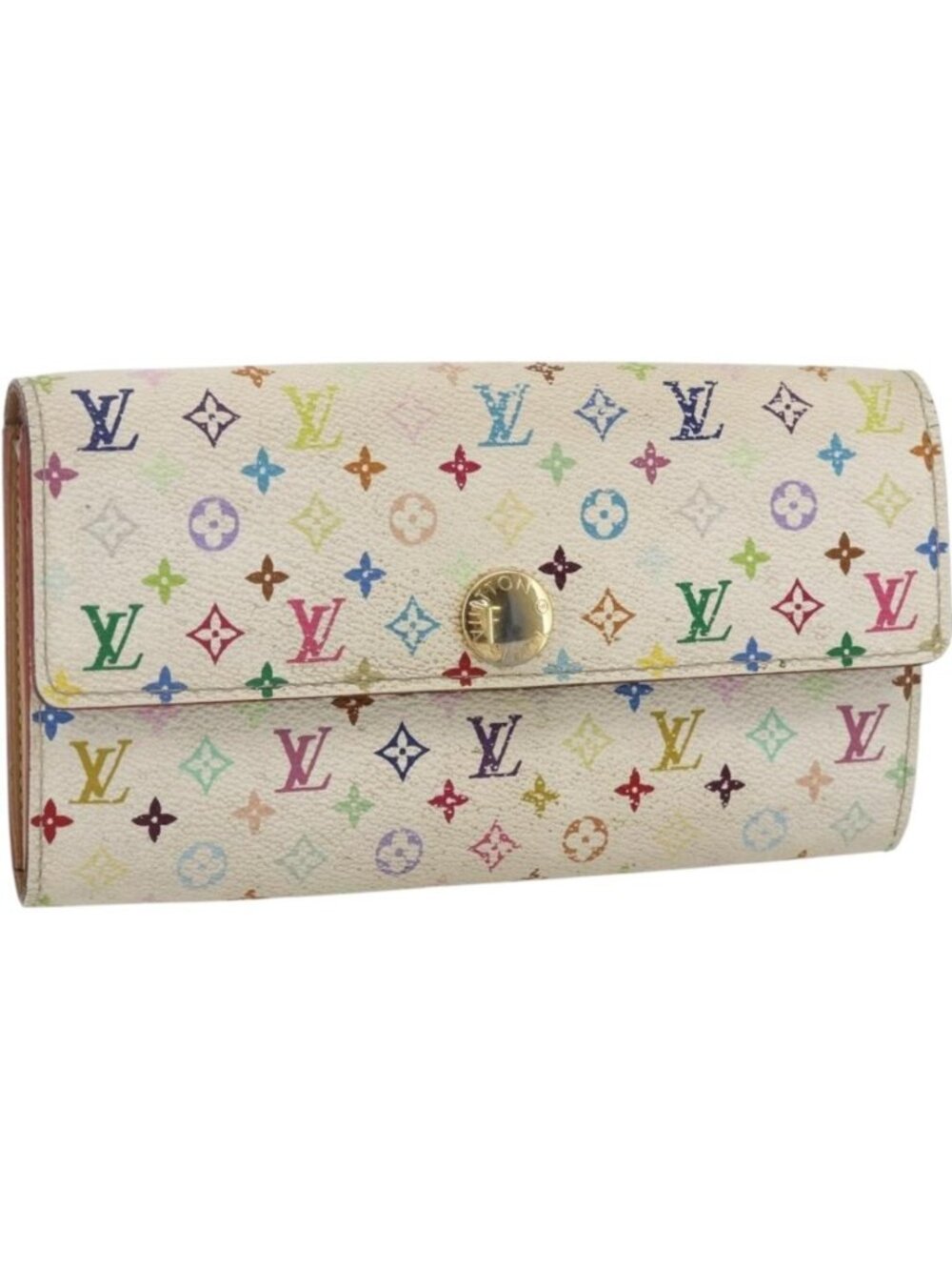 LOUIS VUITTON Monogram Multicolor Portefeuille Sarah Wallet M93532
